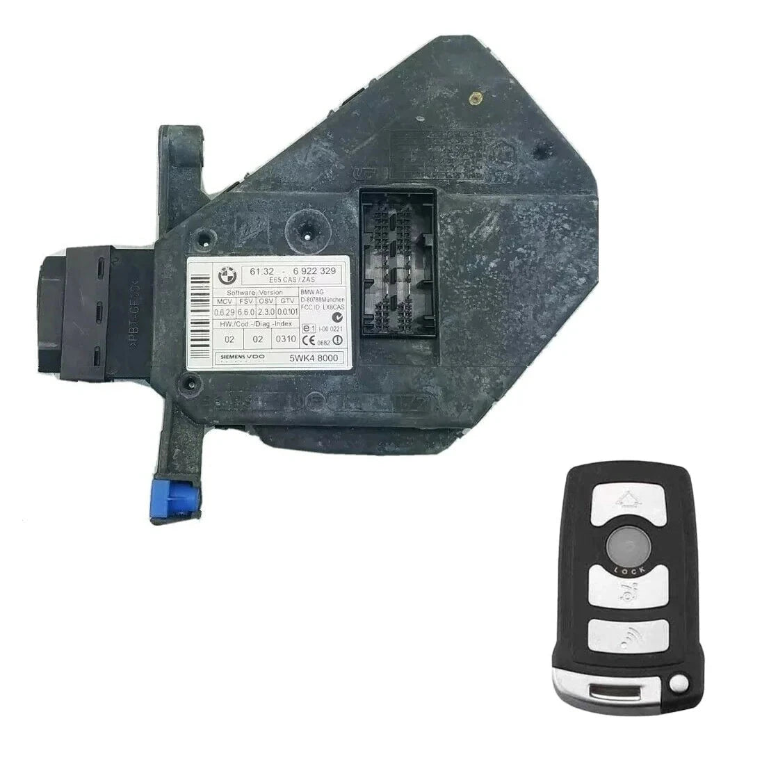 2002-2008 BMW 7 Series CAS1 Programmed Lost Key Replacement SERVICE ClusterFix Texas