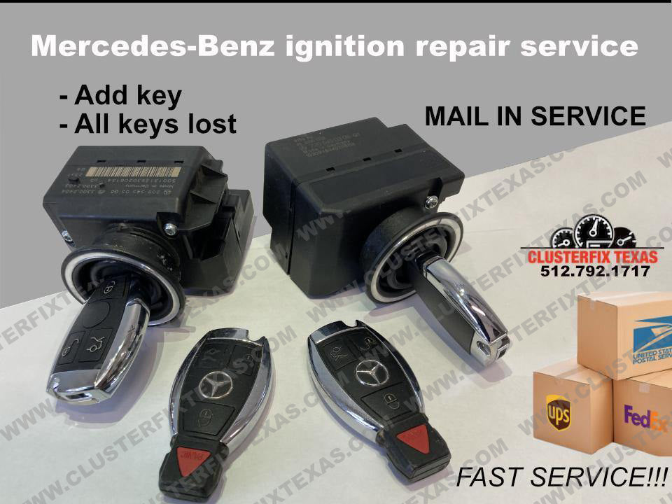 Mercedes-Benz ignition switch REPAIR AND PROGRAMMING SERVICE